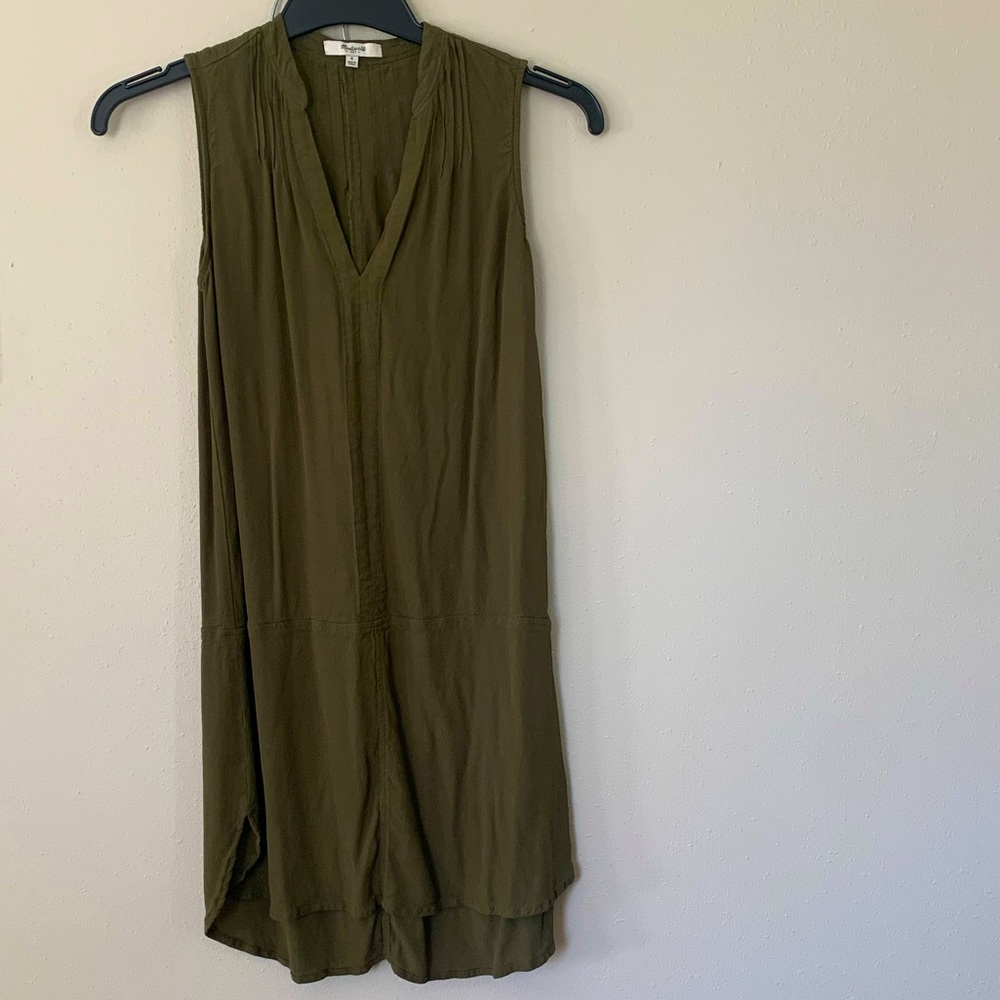 Madewell Olive Green Tank Dress